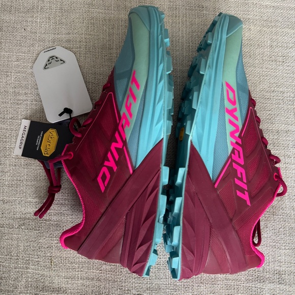 Dynafit Alpine Running Shoes Women 10/ EU 42 Vibram Maroon/Blue MSRP $160 New - Picture 6 of 15